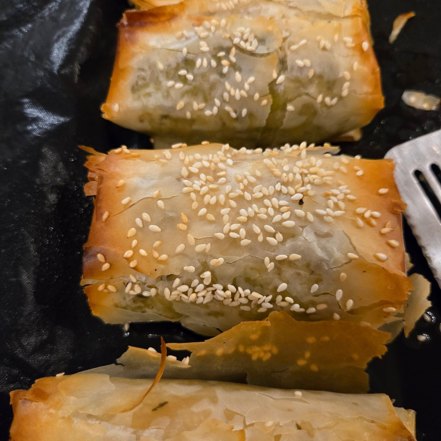 Salmon and Fennel Phyllo Parcel