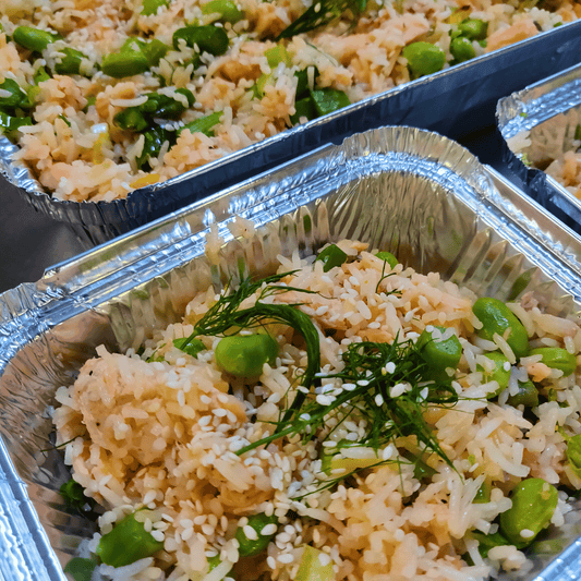 Asian Salmon Rice