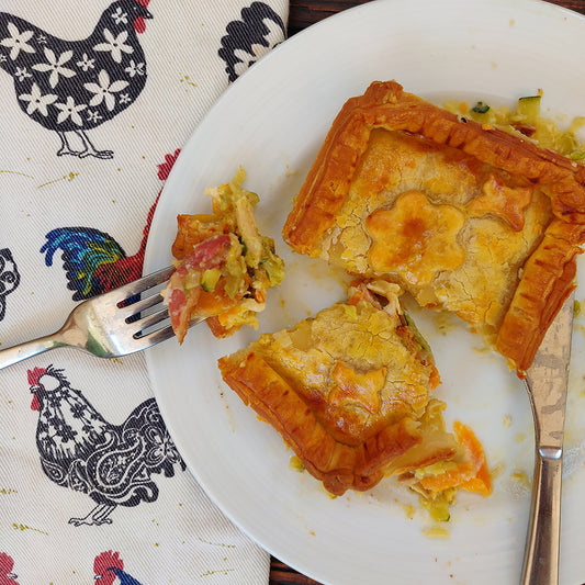 Yummy Chicken and Bacon Pie