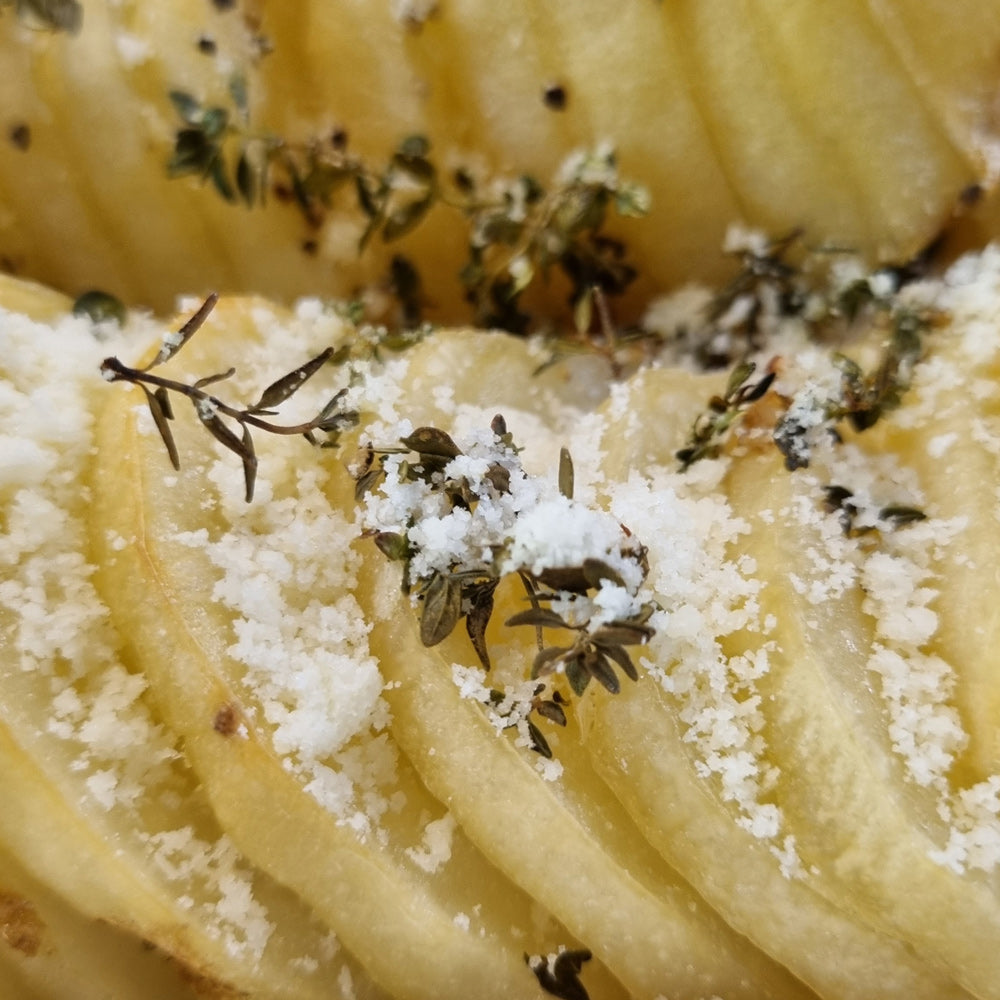 Thyme Hasselback Potatoes