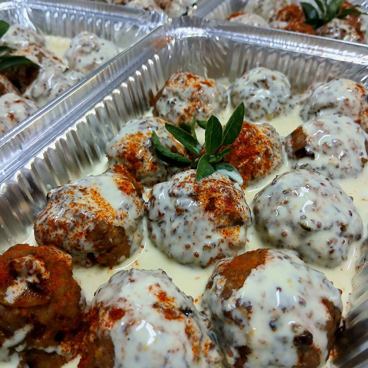 Pork Meatballs In A Creamy Dijon Sauce