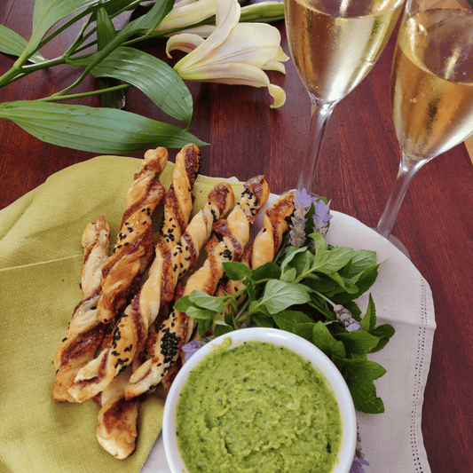 Tapenade Cheese Twists