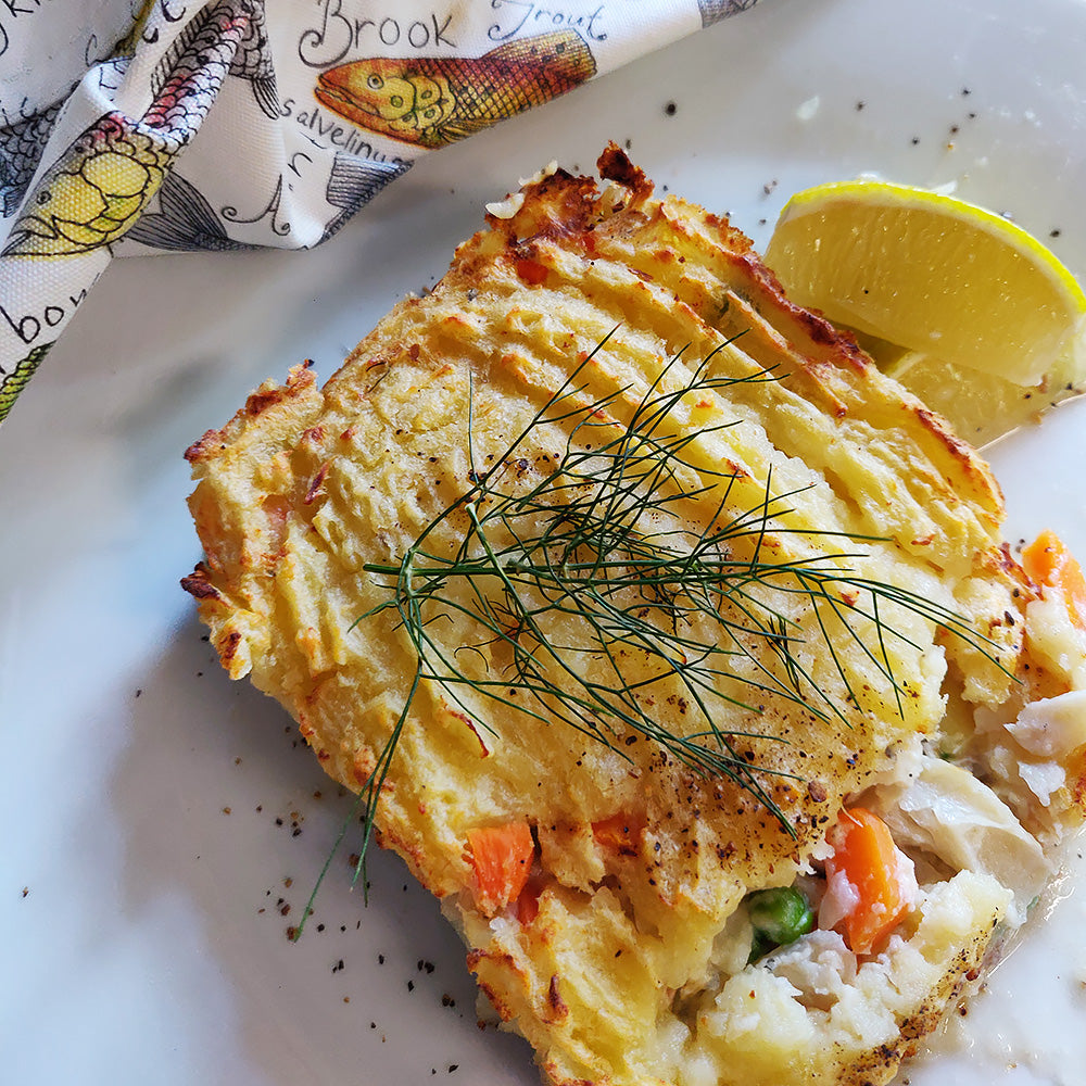 Hake and Vegetable Pie