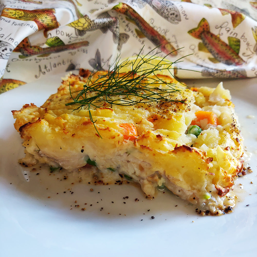 Hake and Vegetable Pie